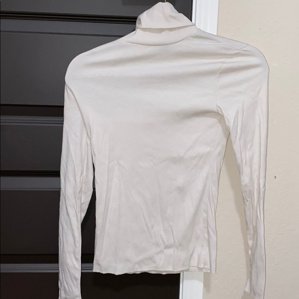 White turtleneck